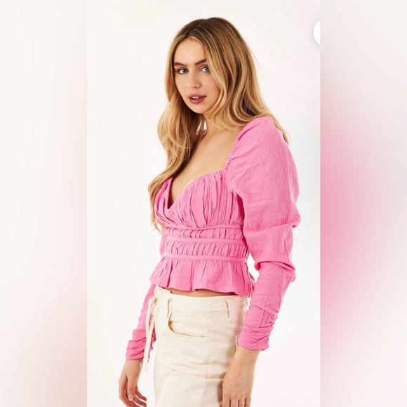 Flash SALE 🚨 FREE PEOPLE WOMENS CHLOE TOP IN AURORA SMALL NWT - Picture 8 of 8